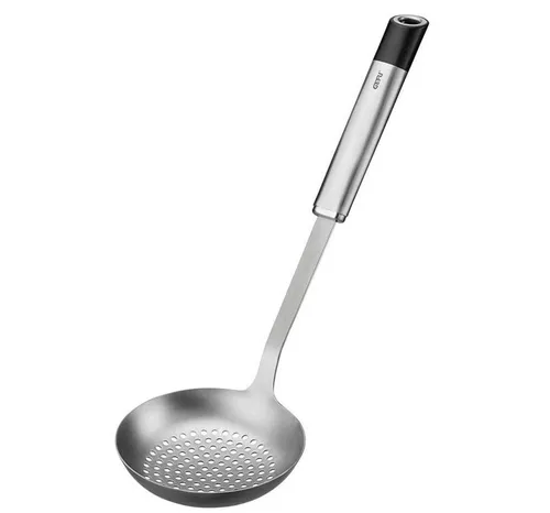 GEFU Schöpflöffel PRIMELINE - Ergonomisch und Hitzebeständig - Schöpfkellen aus Edelstahl 18/10, ergonomischer Griff für komfortables Handling, spülmaschinengeeignet und rostfrei - ideal für die Küche!
