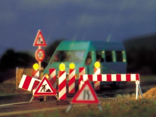 Busch H0 5937 Baustellen-Warnbaken
