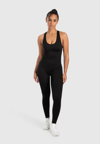 Smilodox Jumpsuit Elsie, Seamless Einteiler, Racerback, Ganzkörperanzug figurformend Sportanzug geripptes Material, Overall atmungsaktiv, Workout Yoga