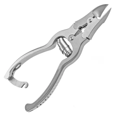 May Nagelzange für starke Fußnägel - gebogene Schneide für präzise Anwendung - Robuste Nagelzange mit gebogener Schneide, ideal für die Pflege starker Fußnägel. Perfekt für die Maniküre & Pediküre.