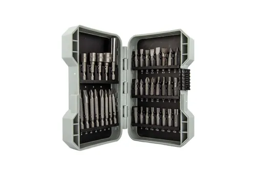 Produktbild E.H.G Lucas Bit-Set Bit-Satz Sortiment mit Kreuz Schlitz TX und Stecknuss, 37-teilig