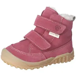 Ricosta Domi Winterstiefel - Wanderschuhe für Kinder, aus hochwertigem Veloursleder mit warmem Lammfellfutter und praktischem Klettverschluss – ideal für kalte Tage.