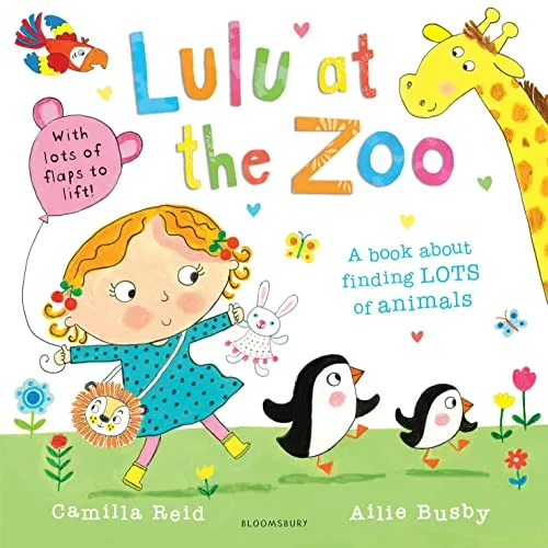 Lulu at the Zoo: A book about finding a lot of animals. With lots of flaps to lift