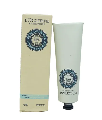 L'OCCITANE Handcreme Very Dry Skin 150ml - Handcreme mit 25% Sheabutter, ideal für empfindliche und trockene Haut, spendet intensive Feuchtigkeit und schützt vor Austrocknung.