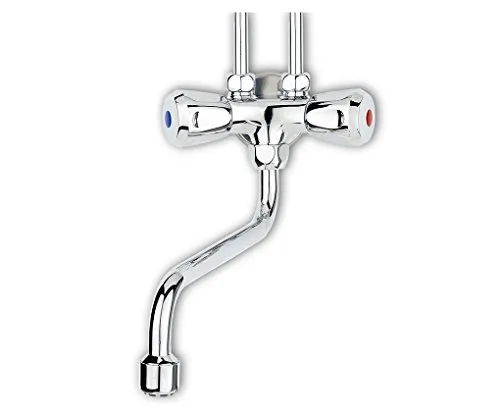 Zweiknopfarmatur für Übertischboiler QMIX 10 chrom - Armaturen mit stufenloser Temperaturregelung für optimalen Komfort und einfache Handhabung in der Küche.