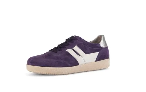 Gabor Damen Low-Top Sneaker - Wanderschuhe mit hochwertigem Obermaterial aus Rauleder und Glattleder, ideal für Freizeitaktivitäten und sportliche Eleganz.