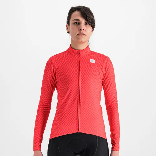 SPORTFUL Langarm Fahrradtrikot für den Winter - CHECKMATE THERMAL - Rot S
