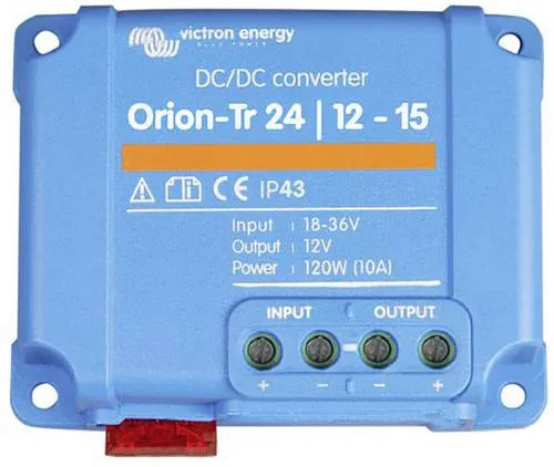 Victron Energy Orion-Tr 24/12-15 DC/DC-Wandler - Sonstige Elektroinstallationsartikel mit über 95 % Ladeeffizienz, ideal für zuverlässige Stromversorgung ohne Wartungsaufwand.