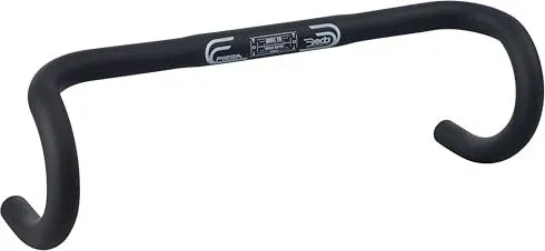 Deda Lenker Piega 380 mm Ø 26,0 mm black-matte - Fahrradlenker für kleine Hände, aus leichtem Aluminium mit einer Breite von 380 mm und griffigem Design für besseren Komfort.