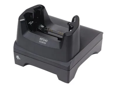 Zebra RFD40 Kommunikationscradle - Zubehör für Scanner, bietet eine effiziente Docking-Lösung für Zebra RFD40, ideal für nahtlose USB-Kommunikation und einfaches Aufladen.