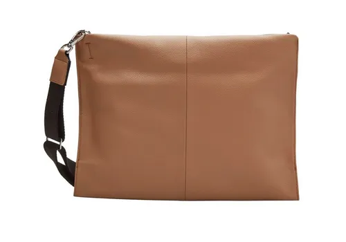 s.Oliver Umhängetasche - Stilvolle Umhängetasche mit verstellbarem Schulterriemen und abnehmbarer kleiner Geldbörse in edler Glattleder-Optik.