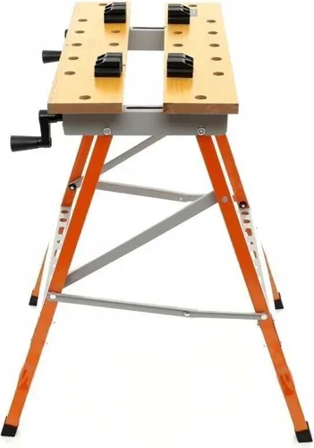 Klappbare Werkbank 100 kg Tragkraft mit Maß- und Winkelskala - Werkbank mit 100 kg Tragkraft, klappbar für einfache Lagerung und transportabel, ideal für Heimwerker und Profis.