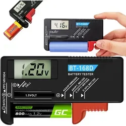 Retoo Schwarz Digitaler Batterietester