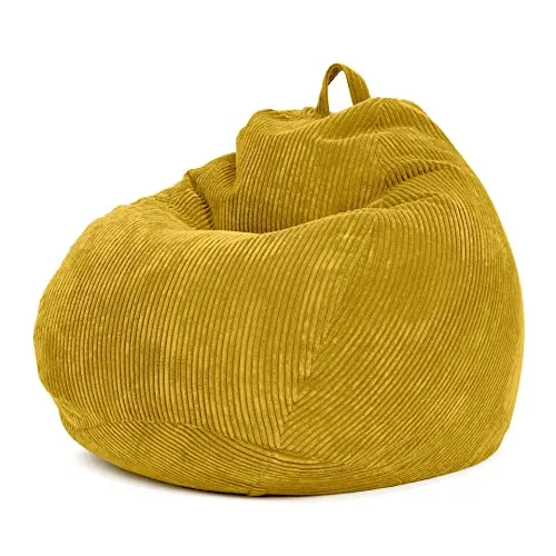 Green Bean® Indoor Sitzsack 90x110cm - Kuscheliger Relax-Sessel für Kinder & Erwachsene - Sitzsäcke: Großer, waschbarer Sitzsack mit EPS-Perlen Füllung für optimale Druckverteilung und ergonomischen Sitzkomfort. Ideal als Relaxsessel oder Lounge Chair.