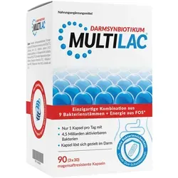 Multilac Darmsynbiotikum 3X30 St