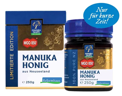 Neuseelandhaus Manuka Honig MGO850+ 250g