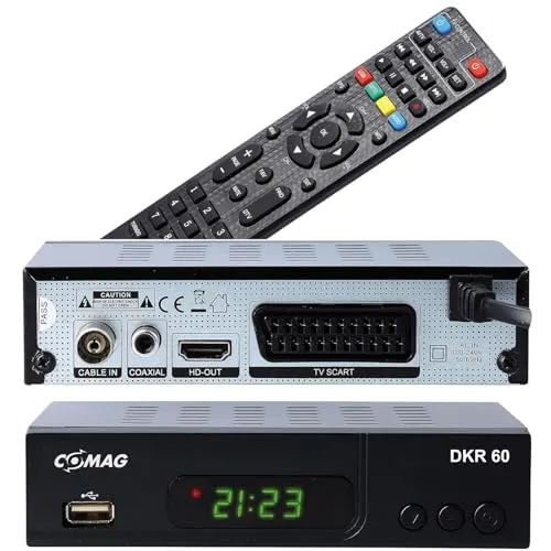 COMAG DKR 60 HD - Digitaler Full HD Kabel-Receiver, PVR Ready mit Time Shift-Funktion und vielseitigen Anschlussmöglichkeiten