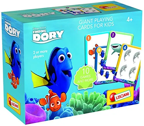 Lisciani-Spiele Nemo/Finding Dorie Giant Cards, Mehrfarbig, 56934