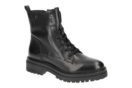 Geox Mädchen D Iridea C Stiefeletten, Schwarz, 36 EU - Wanderschuhe mit patentiertem Geox-System für atmungsaktive Sohle, ideal für Komfort und Wohlbefinden beim Wandern. Leichter Einstieg dank Reißverschluss und Schnürsenkeln.