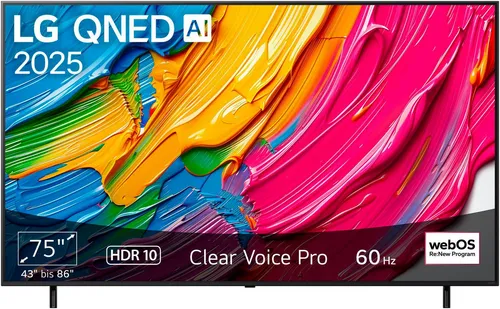 LG 75QNED80A6A QNED-Fernseher – 4K Ultra HD Smart-TV von LG