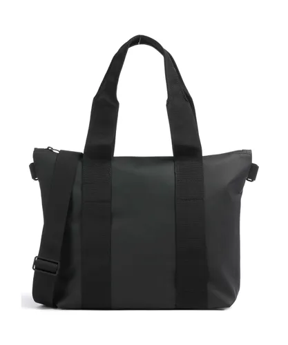 Rains Micro Shopper schwarz RAINS-14180-01 - Damen-Schultertaschen aus wasserabweisendem Material, ideal für stilvolle und praktische Aufbewahrung bei jedem Wetter.