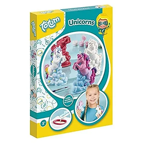 Totum Creativity Einhorn-Gipsfiguren Bastelset