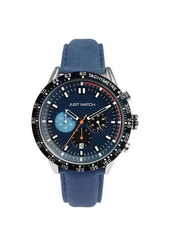 Just Watch Quarzuhr Caspian mit Echtlederarmband - Armbanduhren mit 5 ATM Wasserdichtigkeit und Chronograph-Funktion für präzises Zeitmessen, vereint Eleganz und Funktionalität in einem luxuriösen Design.