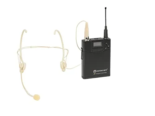 RELACART UT-222 Bodypack mit HM-600S Headset - Luftfahrt- & Pilotenelektronik, kabelloses System für klare Kommunikation und hohe Bewegungsfreiheit im Cockpit.