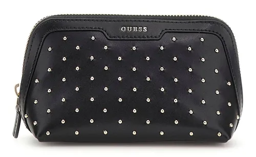 Guess Aufbewahrungstasche Beauty Case, aus echtem Leder in schwarz von GUESS
