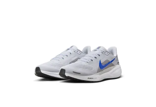 Nike Herren Pegasus 41 - Weiß, Größe 42.5 - Laufschuhe für Herren mit reaktionsfreudiger ReactX-Dämpfung für ein energiegeladenes Laufgefühl. Leichtes, atmungsaktives Mesh-Obermaterial sorgt für optimalen Komfort bei jedem Schritt.