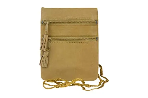 Produktbild Leas Brustbeutel Echt-Leder, beige Travel-Line'