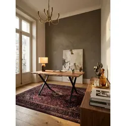 Massivholz Schreibtisch 180x90 cm aus Akazie - Kinderschreibtische aus massivem Akazienholz mit einzigartiger Baumkante, handgefertigt und unikat, ideal für ein stilvolles Homeoffice oder Arbeitszimmer.