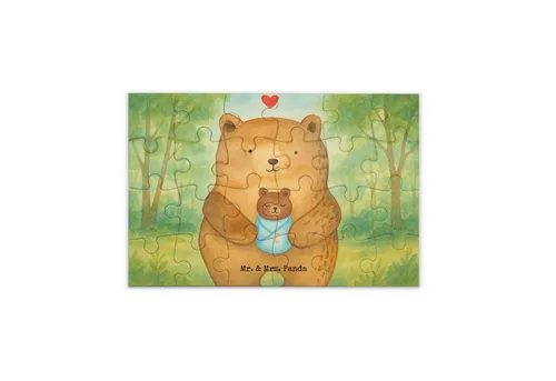 Mr. & Mrs. Panda Puzzle Bär Baby Design, Puzzle 24 Teile, Weiß, Taufe, Geburt, 500 Teile, 200, 24 Puzzleteile, Geduldspiel Neffe 300 Teile Puzzle