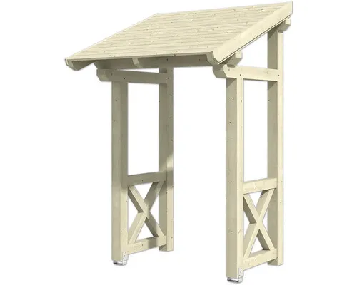 SKAN HOLZ Vordach Potsdam 4 natur 176x156 cm von SKAN HOLZ