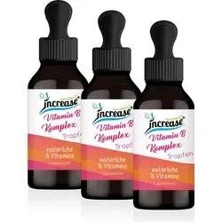 increase NATURALLY Liposomaler Vitamin B Komplex - 6900mg Vitamin B Tropfen, 3 für 2 Aktion - Vitamine: Hochdosierter liposomaler Vitamin B Komplex mit 6900 mg pro Flasche, ideal für mehr Energie und Wohlbefinden. Jetzt 3 Packungen zum Preis von 2 sichern!