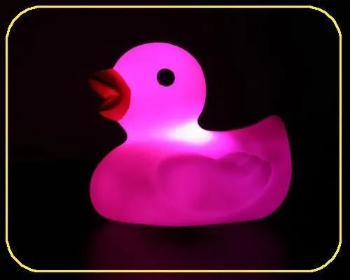 Ente klein wasserfest, LED Farbwechsel inkl. Batterie