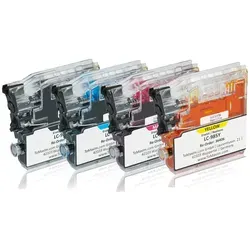 Multipack kompatibel zu Brother LC-985 VAL BP XXL enthält 4x Tintenpatrone