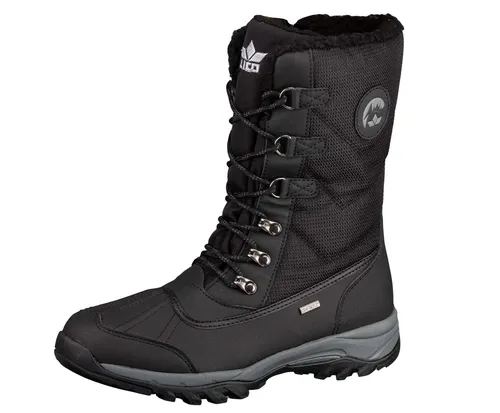 Lico Winterboot Rurik - Wasserdichte Winterstiefel in Schwarz (38 EU) - Wanderschuhe mit wärmendem Warmfutter, ideal für kalte Tage. Dank der wasserdichten Membrane bleiben Ihre Füße trocken und warm.