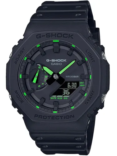 Casio G-Shock Herrenuhr CA.GA-2100-1A3ER in grün von CASIO
