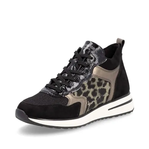 Remonte Keilsneaker - Hochwertige Freizeitschuhe mit Innenreißverschluss - Wanderschuhe mit profilierter Synthetik-Sohle für Rutschfestigkeit. Ideal für Alltag und Casual-Outfits, bieten sie Komfort und modischen Stil.