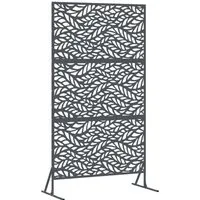 vidaXL Sichtschutz Anthrazit 100x50x180 cm – Stilvoller Gartenraumteiler - Moderner Sichtschutz aus robustem Stahl, ideal für Gärten und Terrassen. Schützt vor neugierigen Blicken und schafft eine entspannte Atmosphäre. Wetterfest und langlebig für alle Jahreszeiten.