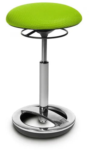 Topstar Fitness-Hocker Sitness High Bob - Ergonomischer Hocker für aktives Sitzen - Bürostühle mit 360° Rotation und horizontalem Schwingeffekt. Ideal für bewegliches Sitzen und Rückentraining, auch für Steharbeitsplätze geeignet. Made in Germany.