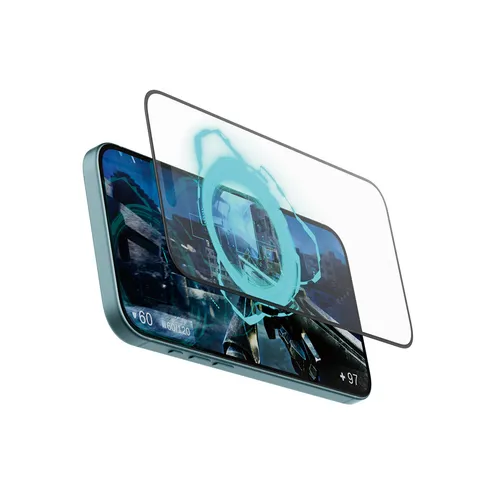 PanzerGlass Gaming Displayschutz Ultra-Wide Fit für iPhone 16 Plus - Hochwertiger Bildschirmschutz mit Anti-Fingerabdruck- und Anti-Kratz-Technologie. Ideal für Gamer, um das Display optimal zu schützen und die Touch-Reaktion zu verbessern.
