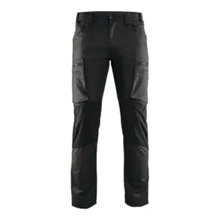 Blakläder Service Bundhose, dunkelgrau/schwarz, Größe 52 - Arbeitshose & Bundhose aus strapazierfähigem CORDURA Nyco Material für optimale Haltbarkeit und Komfort. Mit Stretch-Einsätzen und praktischen Taschen für höchste Beweglichkeit im Job.