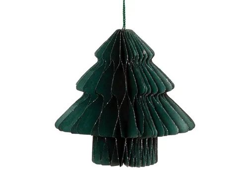 coopz Weihnachtsbaumkugel 3er Set Weihnachtsschmuck Papier Tanne