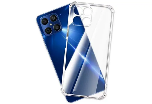 mtb more energy Smartphone-Hülle Clear Armor Case für Honor X8, Transparente TPU Schutzhülle Case Backcover mit Anti-Shock Verstärkung