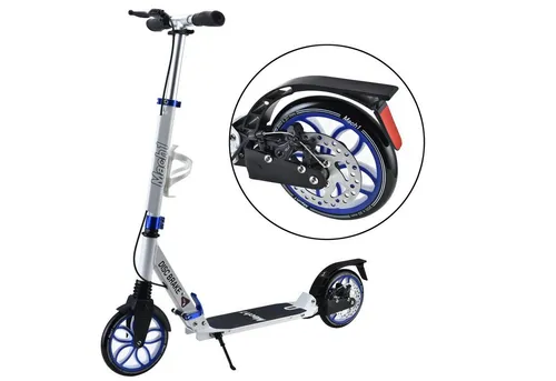 Mach1 Kickscooter mit Scheibenbremse in weiß von Mach1