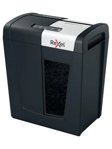 Rexel Secure MC6 Whisper-Shred Aktenvernichter - Aktenvernichter für Zuhause, schreddert bis zu 6 Blätter mit Mikroschnitt P5, äußerst leise mit Whisper-Shred Technologie und 18L Abfallbehälter für 175 Seiten.
