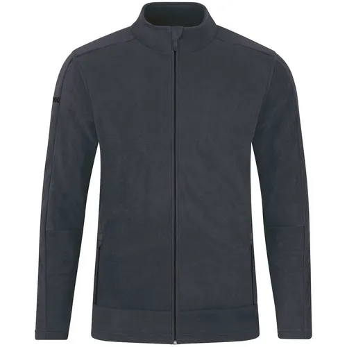 JAKO Herren Fleecejacke Anthrazit/Schwarz, Größe L - Übergangsjacke aus weichem Fleece, ideal für sportliche Aktivitäten und Freizeit, bietet Wärme und Komfort bei kühlen Temperaturen.