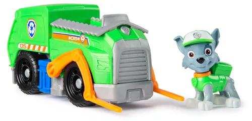Paw Patrol - Recycling-Truck mit Rocky Spielfigur